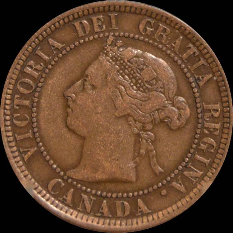 1888-Victoria-Large-Cent,-Possible-RPD-Or-Date-Doubling,-For-Grading