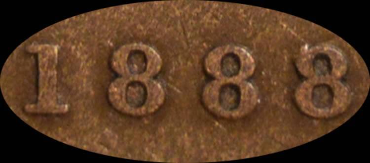 1888-Victoria-Large-Cent,-Possible-RPD-Or-Date-Doubling,-For-Grading