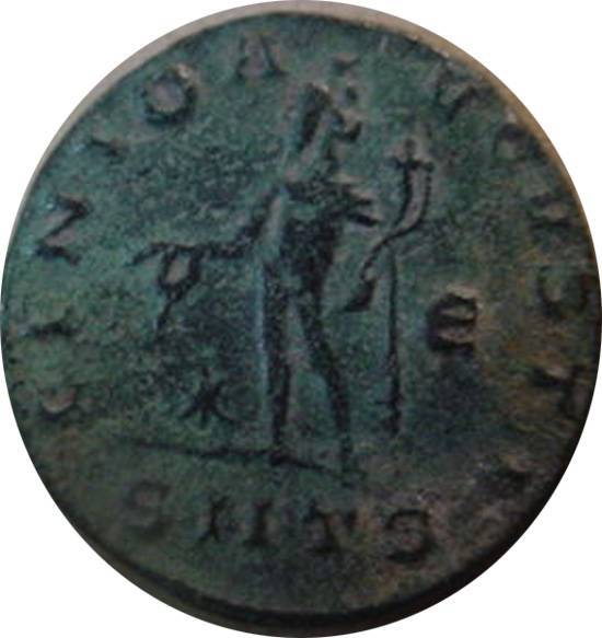 New-Add:-Galerius-Augustus-Ae-Follis,-Genius-Reverse