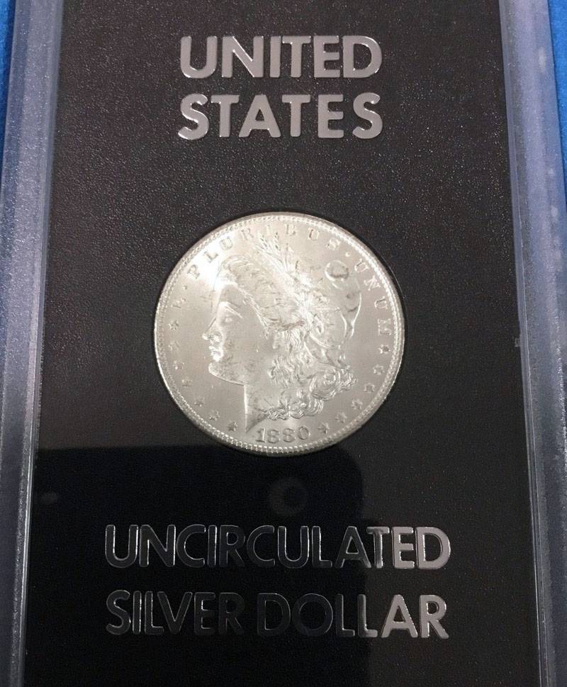 Uncirculated-1880-Morgan-Dollar-To-Grade...non-CC-GSA-Black-Box!!---New-Photos-!