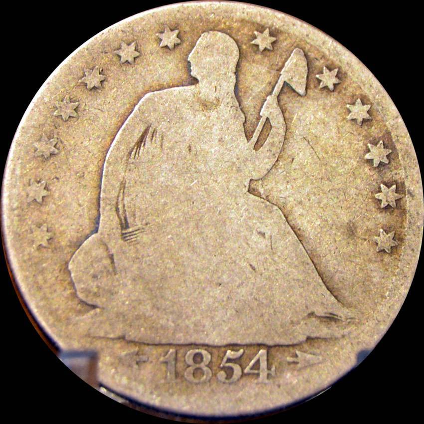1854-O-Arrows-Liberty-Seated-Half-Dollar-For-Grading