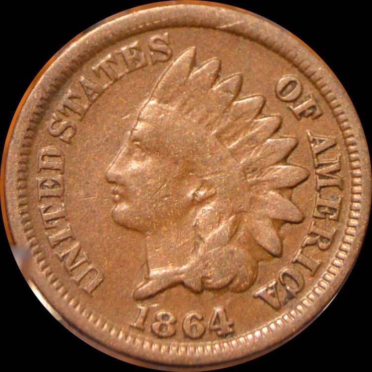 1864-Indian-Head-Cent-Bronze-For-Grading
