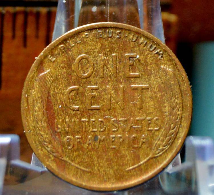 1920-Lincoln-Wheat-Cent-W/Woodgrain-Toning-For-Grading