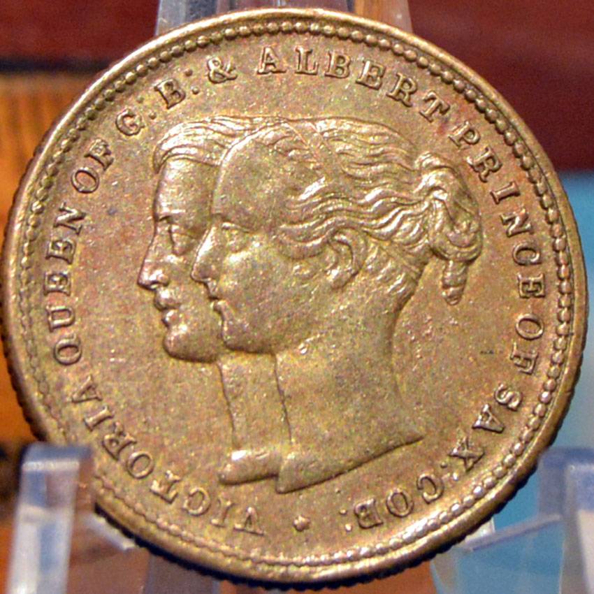 1849-Victoria-&-Albert-Visit-Ireland-Medal/Token
