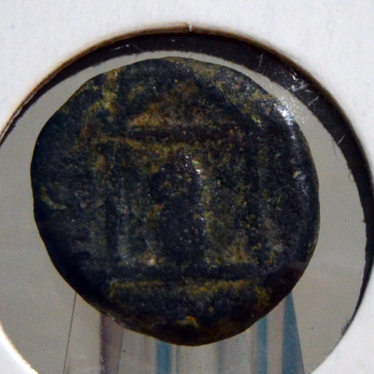 Identification-Greek-Or-Roman-Prov-Ae13-Ae14,-REV-Distyle-Temple-Solved-Perge