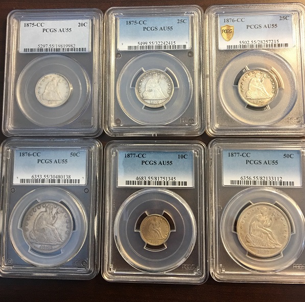 Carson-City-Bonanza-Collection-1875-To-1877--Picture-Included