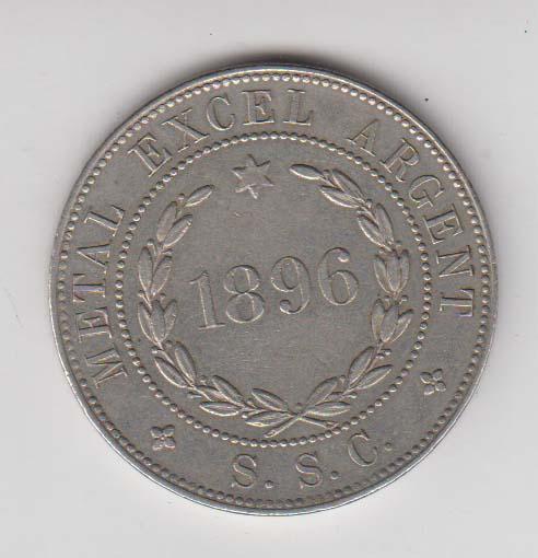 Market-Value-Of-France-20-Francs-Essai-Silver-Coin-1896-Year