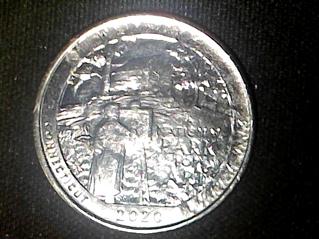 2020-S-Conecticut-Quarter-Out-Of-Usm-Bag-?-Struck-Tru-?