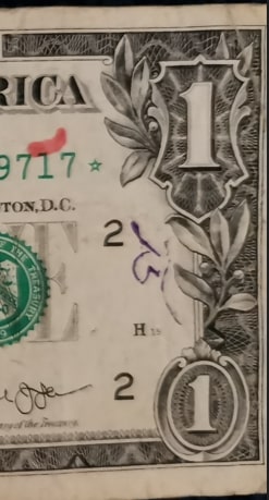 Ink-And-Felt-Mark-On-Bill---What-%-Is-The-Value-Reduced-By?