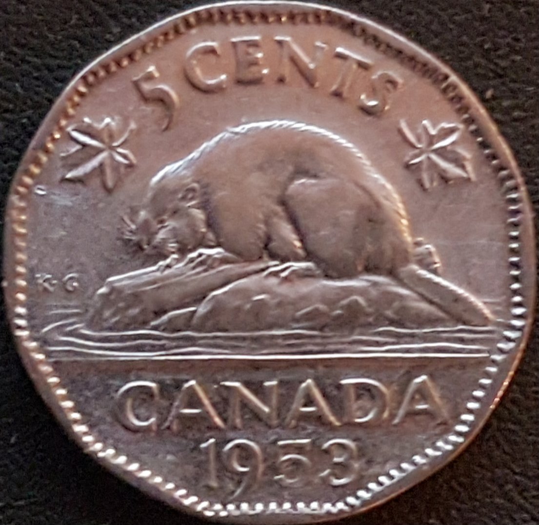 Hi,-So-I-Have-This-Canadian-Nickel-From-1953