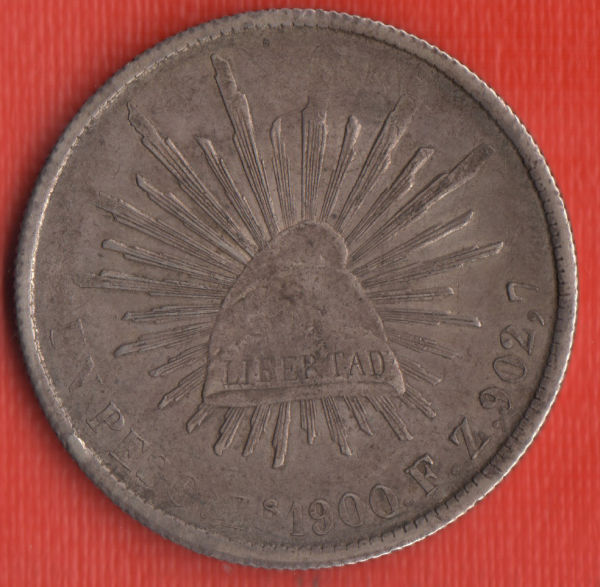 Mexican-Peso,-1900-Zs
