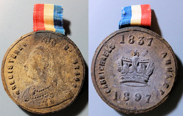 Puzzling-Medal---Carmichael's-Amulet,-Queen-Victoria,-1837-1897