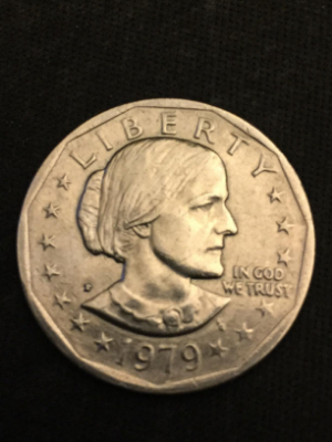 1979-P-One-Dollar-Coin-And-Bicentennial-Quarter-No-Mint