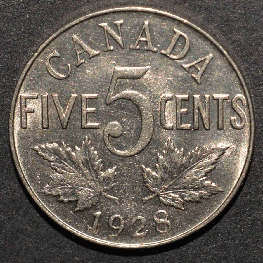 1928-5-Cent-Coin-For-Grading