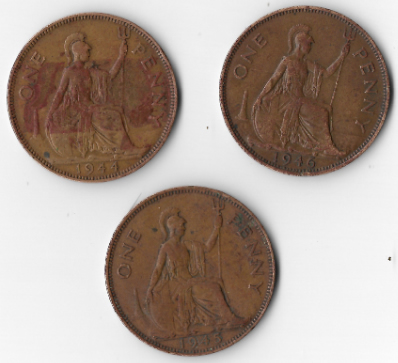 Red-Pennys-1944-1945-1946-Red-Label-Seems-To-Be-Heck-Penny