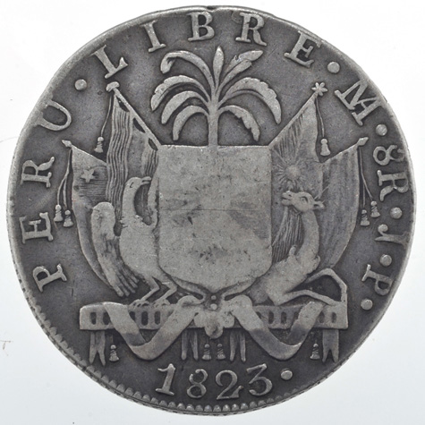 Thoughts-On-This-One:-Peru-8-Reales-1823-M--Jp