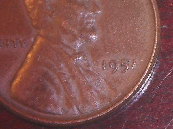 1951-Lincoln-Penny.-Slanted-1-Or-Die-Error?-Please-Help!