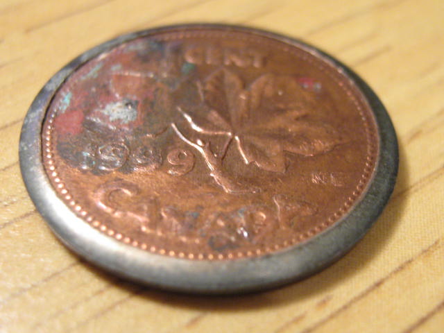 1999-Penny-Wrong-Planchet-Silver-Color-Rim