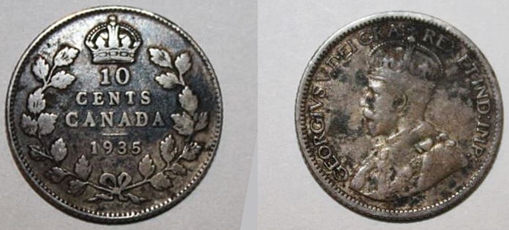 1935-Canadian-Dime---Broad-Leaf?