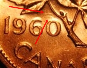 Canada-1-Cent-1960-Hanging-0