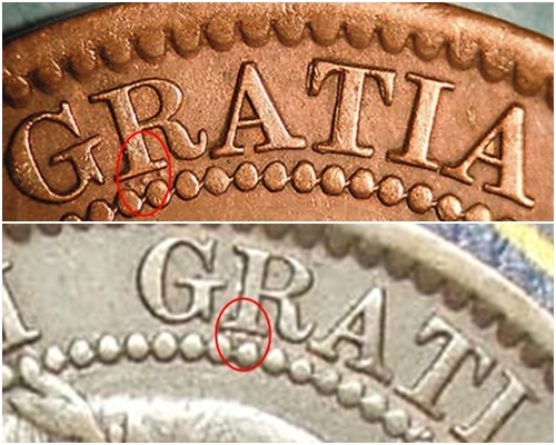 New-Die-Error-1858-Penny.-3-Dots...r-Gratia