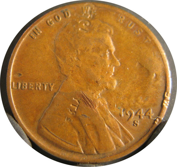 1944-S-Lincoln-Wheat-Cent-Two-Mintmarks---Date-In-Hair