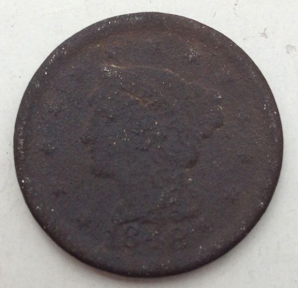 1849-Seated-American-Dime-From-Gold-Rush-Site-In-Panama