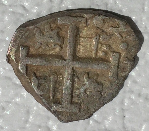 Spanish-Cob-1/2-Real-Identification-Help-Id:-17th-Century-Potosi-1/2-Real-Cob