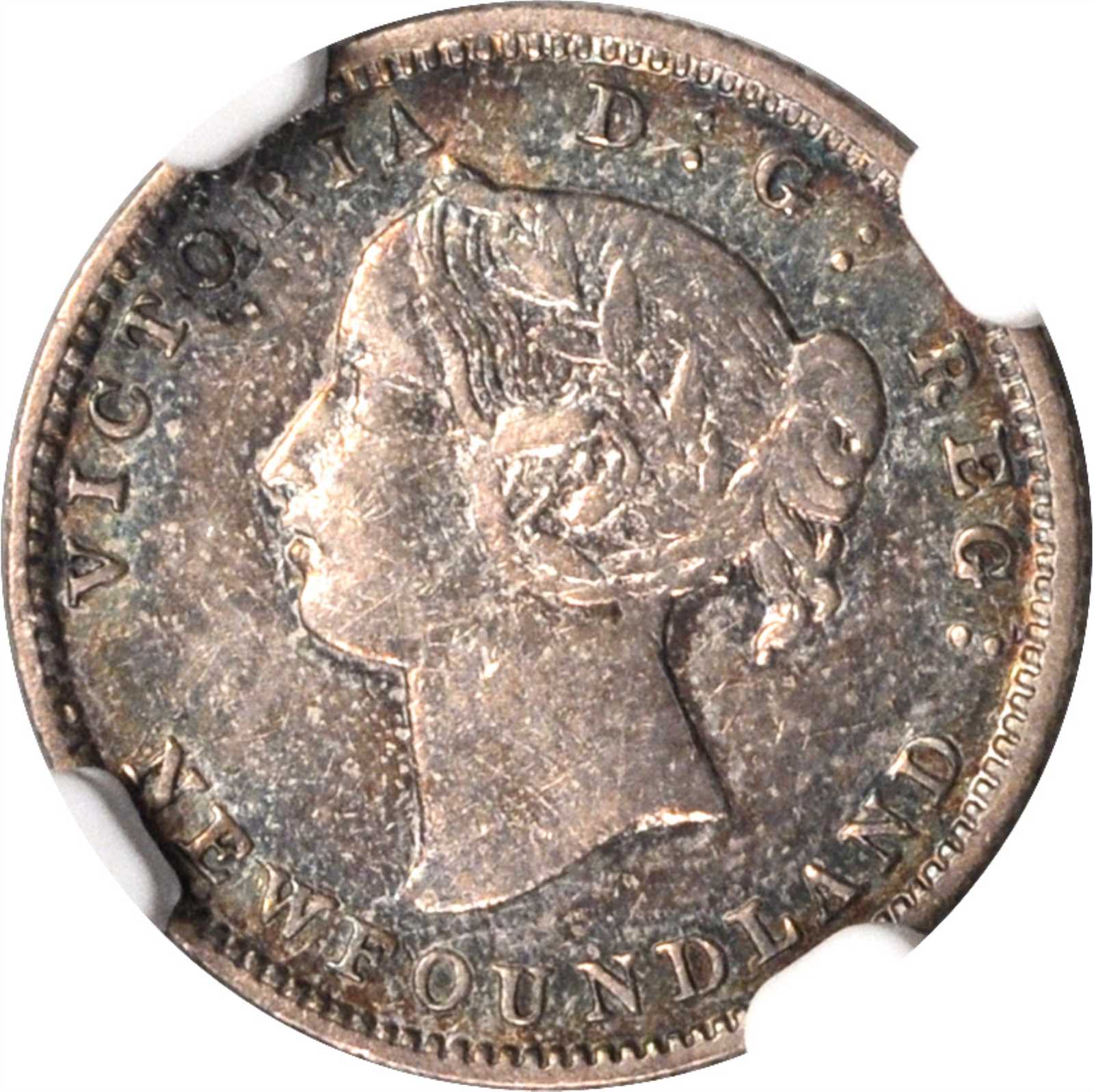 Newfoundland-5-Cents-1888,-Obverse-Nf2
