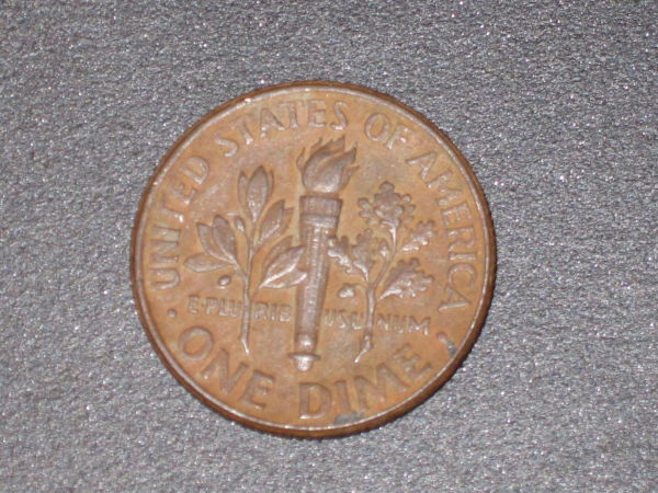 Weird-Roosevelt-Dime-From-Denver-Mint-In-1996