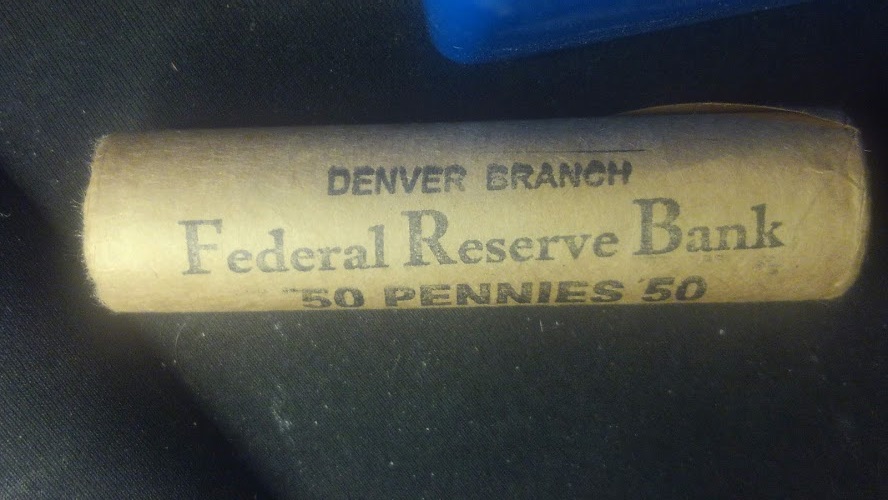 1942-D-Toned-OBW-Fed-Reserve-Lincoln-Wheat-Cent-Roll