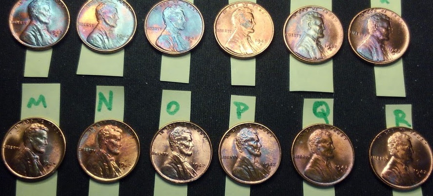 1942-D-Toned-OBW-Fed-Reserve-Lincoln-Wheat-Cent-Roll