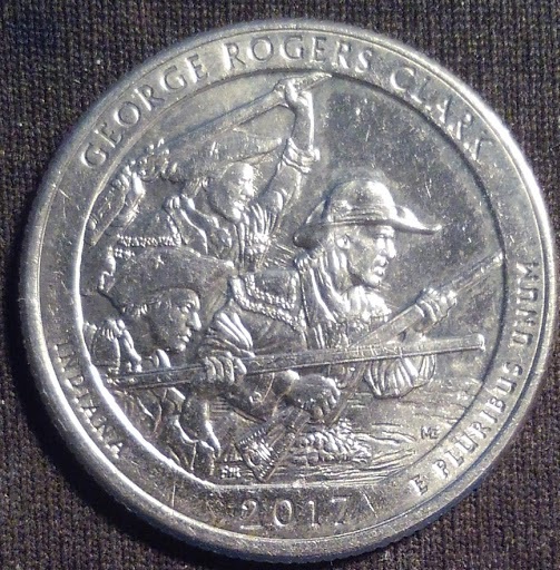 2017-P-Indiana-G.-R.-Clark-Quarter-With-Nice-Feeder-Finger-Damage