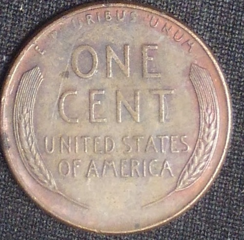 1958-D-Lincoln-Wheat-Cent--Die-Anomaly-On-The-9-Of-The-Date
