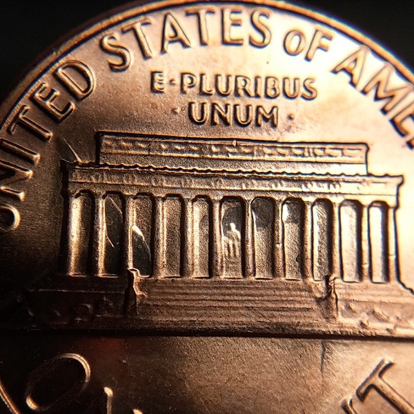 1983-P-Lincoln-Cent--Unabraded-Atypical-Clash-Veds--Multiple-Event-3-Times?-With-Rotation