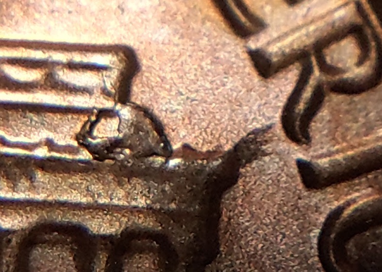 1983-P-Lincoln-Cent--Interior-Die-Break-Aka-