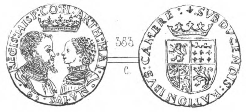 Philip-II-And-Elizabeth-Valois?-Luxembourg-Jeton