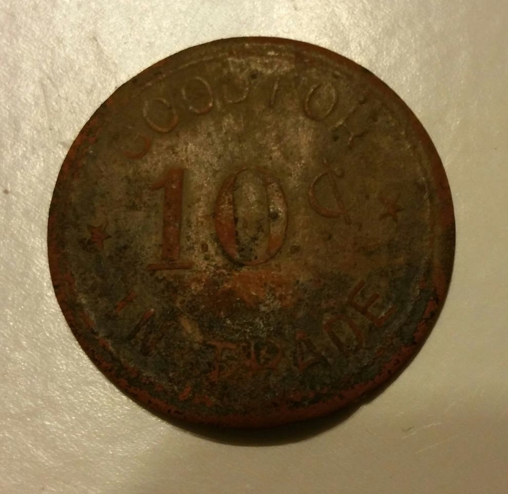 Found-Token:-L.a.-Watts-&-Co.-Lamdin-O.-Ter.---Good-For-10�-In-Trade