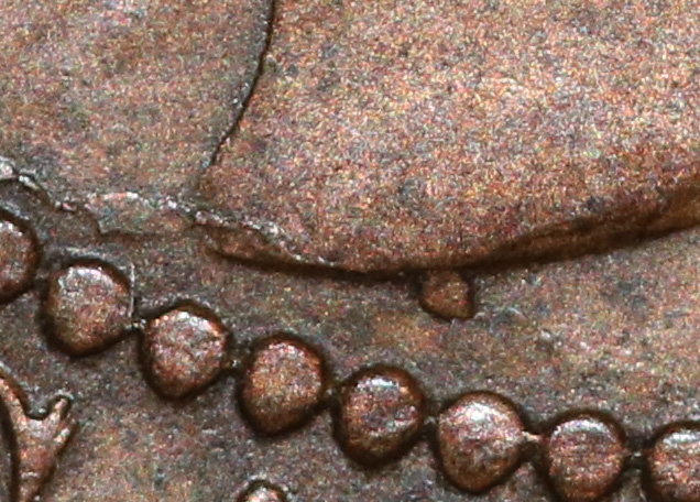 1859-Cent-With-A-Pefectly-Round-OBV-Die-Chip..
