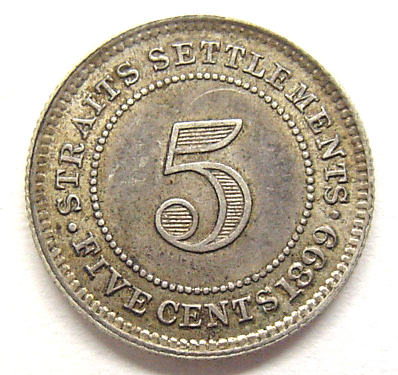 1899-Straits-Settlement-5-Cent