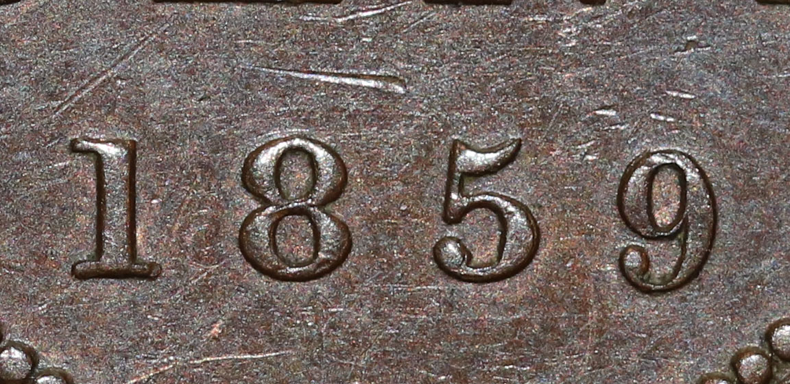 1859-Canadian-Large-Cents-From-The-Okiecoiner-Collection