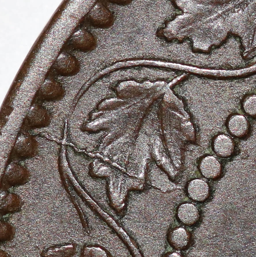 Probable-New-1859-Large-Cent-Haxby-Reverse-Die-And-Die-Pair