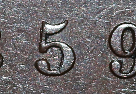 Probable-New-1859-Large-Cent-Haxby-Reverse-Die-And-Die-Pair