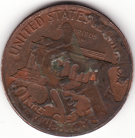 1966-Lincoln-Memorial-Cent-Reverse-Error?