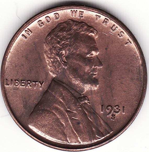 1931-S-Lincoln-Wheat-Cent