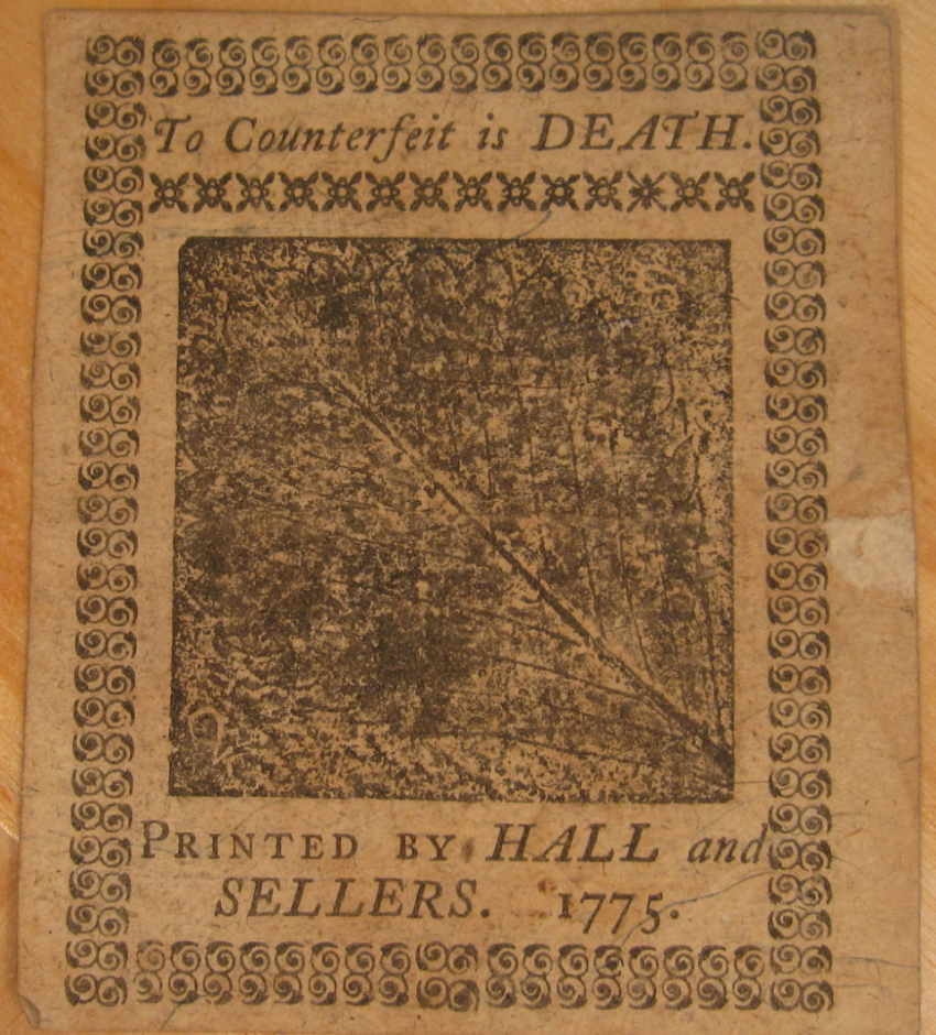 Pennsylvania-Two-Shilling-Note-10/25/1775
