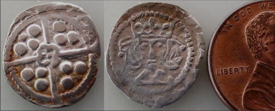 Unidentifiable-?-Short-Cross-Half-Penny