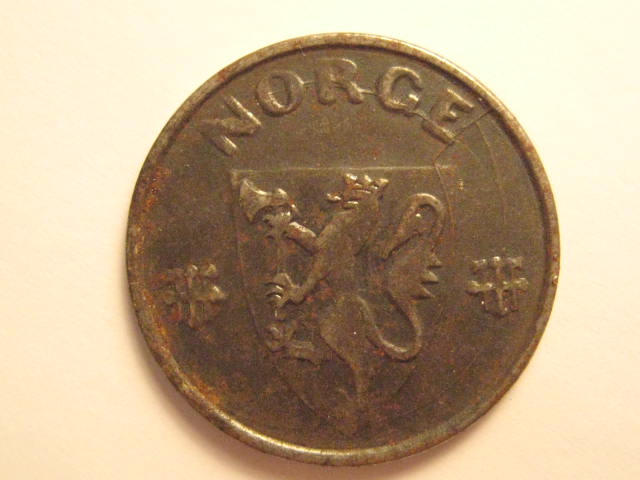 1942-Norway-5-Ore---Error-Strike-&-Die-Crack