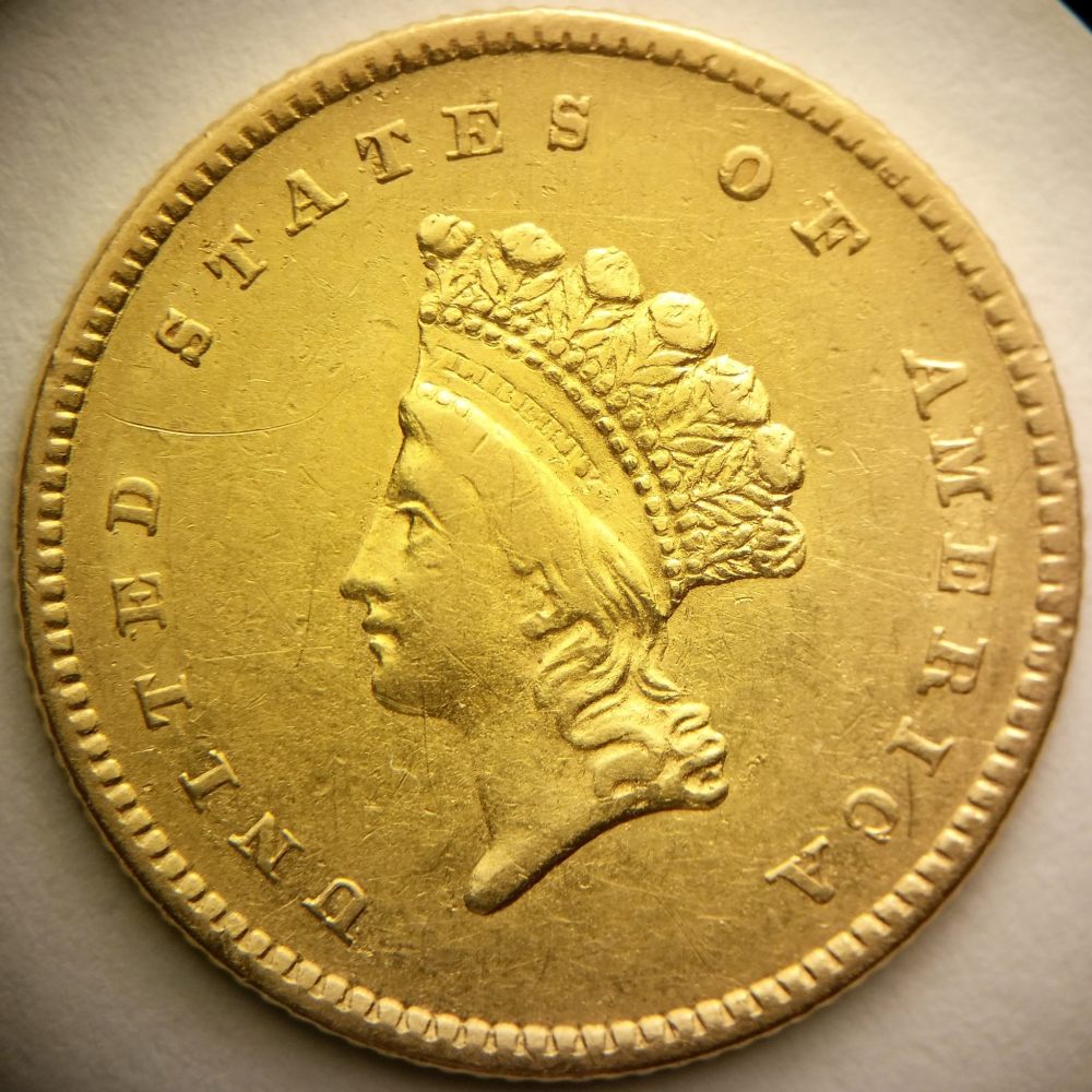 1854-Indian-Princess-Gold-Dollar---Variety-Or-A-Counterfeit?