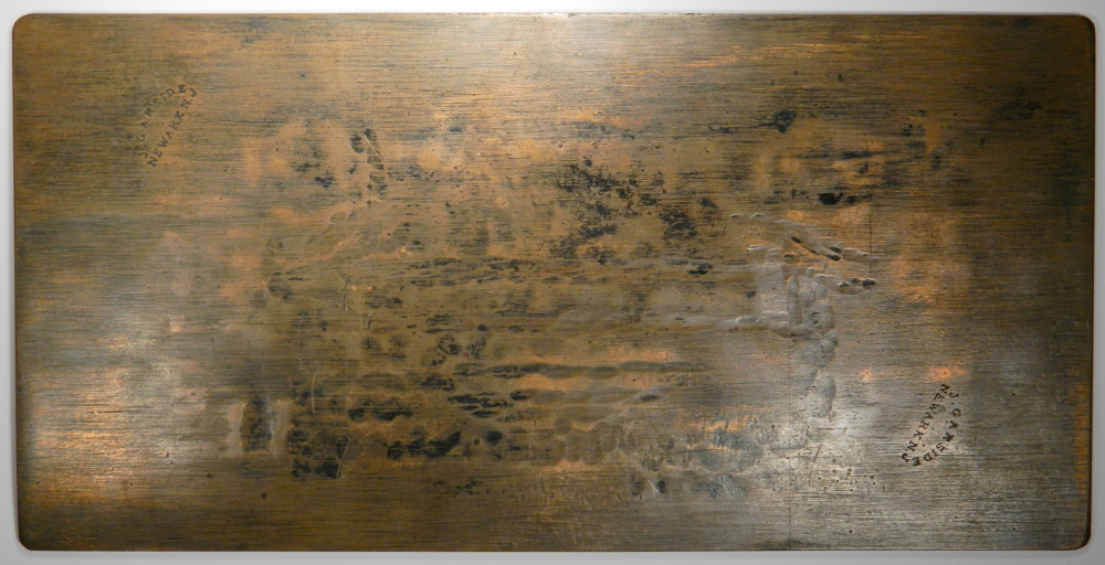 Maine-Obsolete-Printing-Plates-In-Original-Wax-Sealed-&-Keyed-Storage-Box!